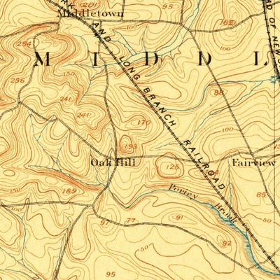 United States Geological Survey Sandy Hook, NJ-NY (1901, 62500-Scale) digital map