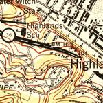 United States Geological Survey Sandy Hook, NJ-NY (1947, 24000-Scale) digital map