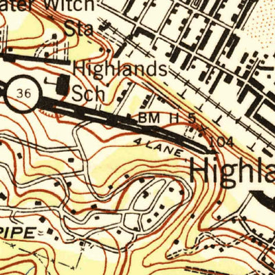 United States Geological Survey Sandy Hook, NJ-NY (1947, 24000-Scale) digital map
