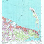 United States Geological Survey Sandy Hook, NJ-NY (1998, 24000-Scale) digital map