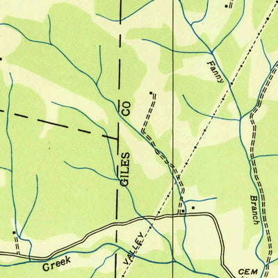 United States Geological Survey Sandy Hook, TN (1936, 24000-Scale) digital map