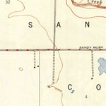United States Geological Survey Sandy Mush, CA (1948, 24000-Scale) digital map