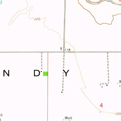 United States Geological Survey Sandy Mush, CA (1962, 24000-Scale) digital map