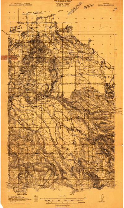 United States Geological Survey Sandy, OR (1911, 48000-Scale) digital map
