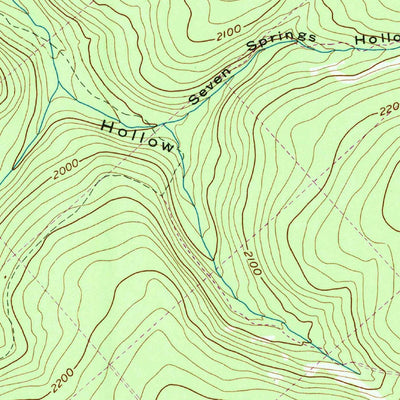 United States Geological Survey Sandy Ridge, PA (1958, 24000-Scale) digital map