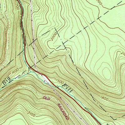 United States Geological Survey Sandy Ridge, PA (1958, 24000-Scale) digital map