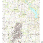 United States Geological Survey Sandy Spring, MD (1988, 24000-Scale) digital map