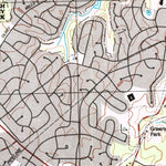 United States Geological Survey Sandy Spring, MD (1988, 24000-Scale) digital map