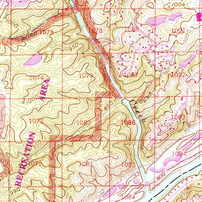 United States Geological Survey Sandy Springs, GA (1955, 24000-Scale) digital map