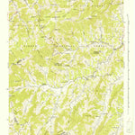 United States Geological Survey Sandymush, NC (1942, 24000-Scale) digital map