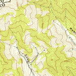 United States Geological Survey Sandymush, NC (1942, 24000-Scale) digital map