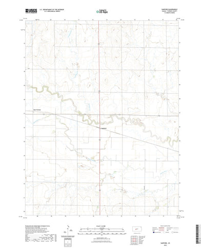 United States Geological Survey Sanford, KS (2022, 24000-Scale) digital map