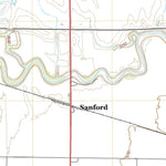 United States Geological Survey Sanford, KS (2022, 24000-Scale) digital map
