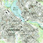 United States Geological Survey Sanford, ME (1983, 24000-Scale) digital map