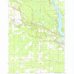 United States Geological Survey Sanford, MI (1973, 24000-Scale) digital map