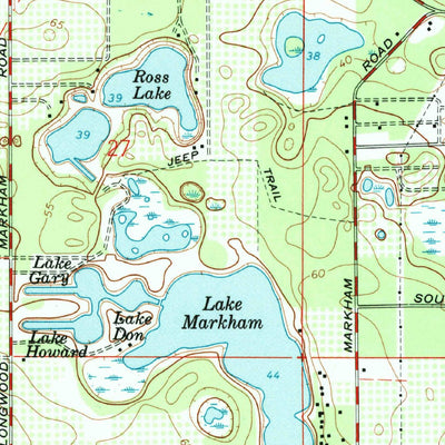 United States Geological Survey Sanford SW, FL (1965, 24000-Scale) digital map