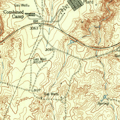 United States Geological Survey Sanford, TX (1953, 24000-Scale) digital map