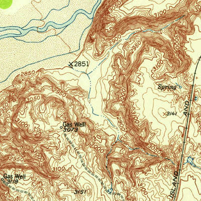 United States Geological Survey Sanford, TX (1953, 24000-Scale) digital map