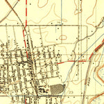 United States Geological Survey Sanger, CA (1923, 31680-Scale) digital map