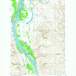 United States Geological Survey Sanger, ND (1966, 24000-Scale) digital map