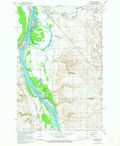 United States Geological Survey Sanger, ND (1966, 24000-Scale) digital map