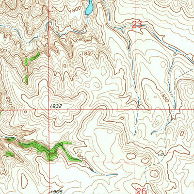 United States Geological Survey Sanger, ND (1966, 24000-Scale) digital map
