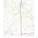 United States Geological Survey Sanger, TX (2022, 24000-Scale) digital map