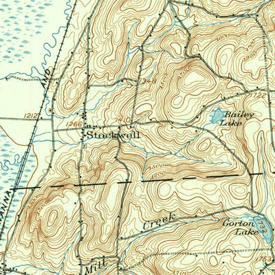 United States Geological Survey Sangerfield, NY (1907, 62500-Scale) digital map