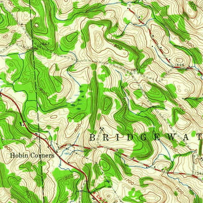 United States Geological Survey Sangerfield, NY (1943, 62500-Scale) digital map