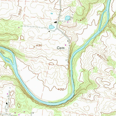 United States Geological Survey Sango, TN (1957, 24000-Scale) digital map