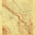 United States Geological Survey Sangtiago Mountains, TX (1918, 125000-Scale) digital map