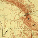 United States Geological Survey Sangtiago Mountains, TX (1918, 125000-Scale) digital map