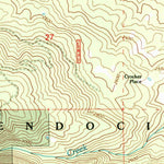 United States Geological Survey Sanhedrin Mountain, CA (1996, 24000-Scale) digital map
