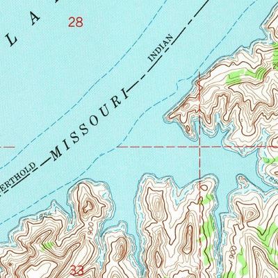 United States Geological Survey Sanish, ND (1967, 24000-Scale) digital map