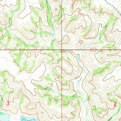 United States Geological Survey Sanish NW, ND (1967, 24000-Scale) digital map