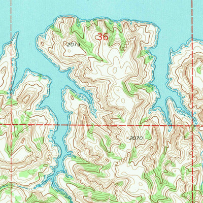 United States Geological Survey Sanish SE, ND (1967, 24000-Scale) digital map
