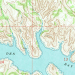 United States Geological Survey Sanish SW, ND (1967, 24000-Scale) digital map