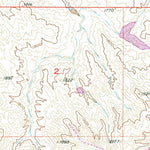 United States Geological Survey Sansarc NE, SD (1956, 24000-Scale) digital map