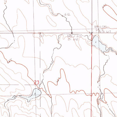 United States Geological Survey Sansarc, SD (1982, 24000-Scale) digital map