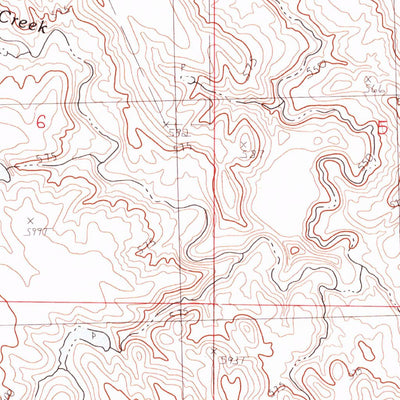 United States Geological Survey Sansarc, SD (1982, 24000-Scale) digital map