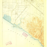 United States Geological Survey Santa Ana, CA (1901, 62500-Scale) digital map