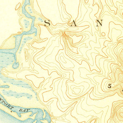 United States Geological Survey Santa Ana, CA (1901, 62500-Scale) digital map