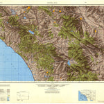 United States Geological Survey Santa Ana, CA (1947, 250000-Scale) digital map