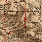 United States Geological Survey Santa Ana, CA (1949, 250000-Scale) digital map