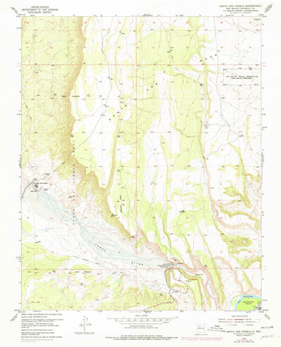 United States Geological Survey Santa Ana Pueblo, NM (1954, 24000-Scale) digital map
