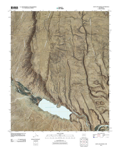 United States Geological Survey Santa Ana Pueblo, NM (2010, 24000-Scale) digital map