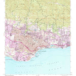 United States Geological Survey Santa Barbara, CA (1952, 24000-Scale) digital map