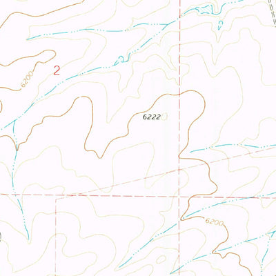 United States Geological Survey Santa Barbara Lake, NM (1978, 24000-Scale) digital map
