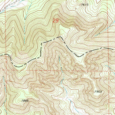 United States Geological Survey Santa Clara, CO (1972, 24000-Scale) digital map