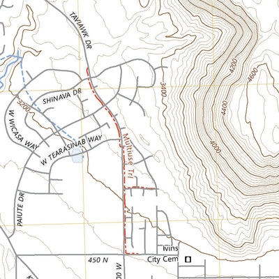 United States Geological Survey Santa Clara, UT (2023, 24000-Scale) digital map